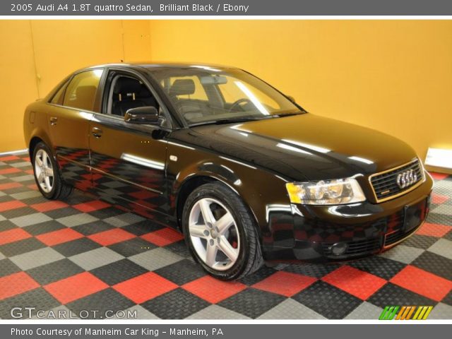2005 Audi A4 1.8T quattro Sedan in Brilliant Black
