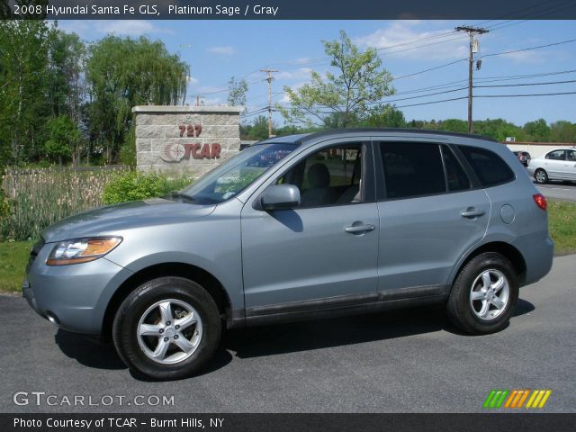 2008 Hyundai Santa Fe GLS in Platinum Sage