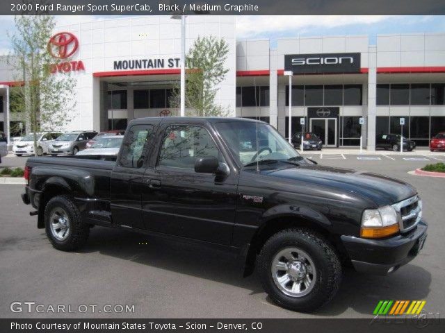 2000 Ford Ranger Sport SuperCab in Black