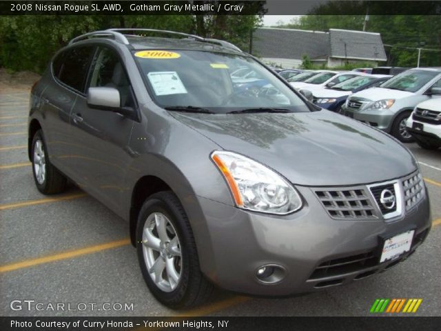 2008 Nissan Rogue SL AWD in Gotham Gray Metallic