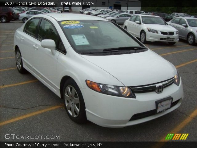 2007 Honda Civic LX Sedan in Taffeta White