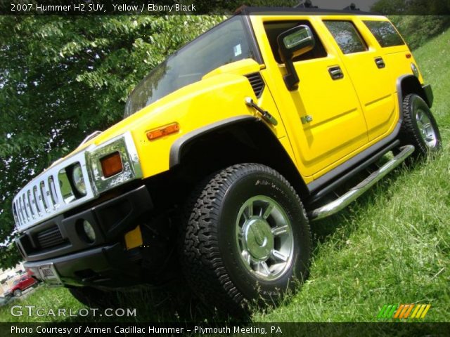 2007 Hummer H2 SUV in Yellow