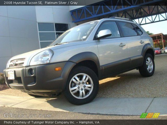 2008 Hyundai Tucson SE in Platinum Silver