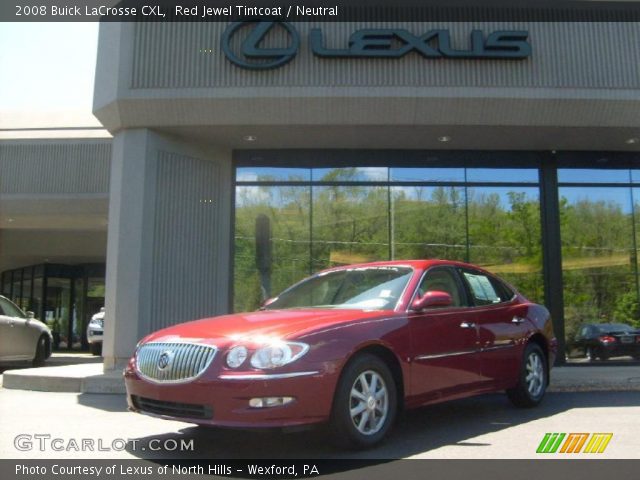2008 Buick LaCrosse CXL in Red Jewel Tintcoat