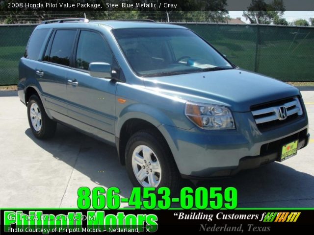 2008 Honda Pilot Value Package in Steel Blue Metallic