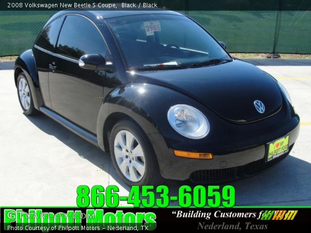 2008 Volkswagen New Beetle S Coupe in Black