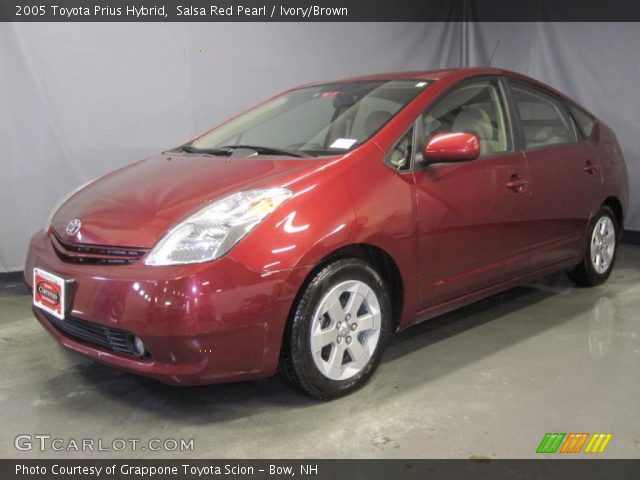 2005 Toyota Prius Hybrid in Salsa Red Pearl