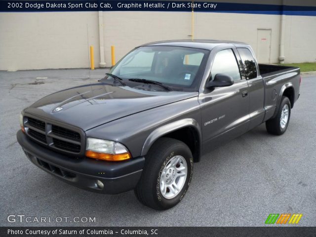 2002 Dodge Dakota Sport Club Cab in Graphite Metallic