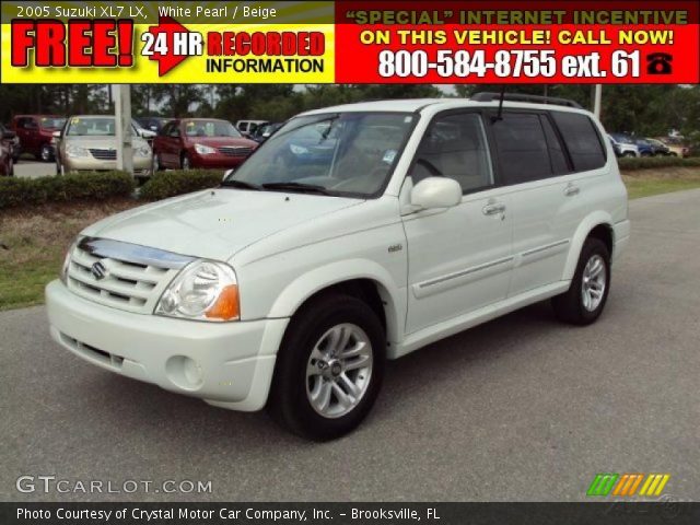 2005 Suzuki XL7 LX in White Pearl