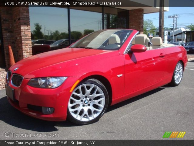 2008 BMW 3 Series 328i Convertible in Crimson Red