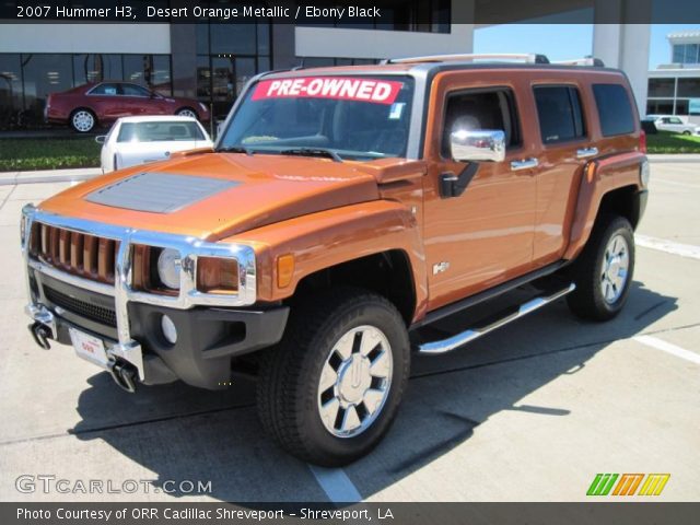 2007 Hummer H3  in Desert Orange Metallic