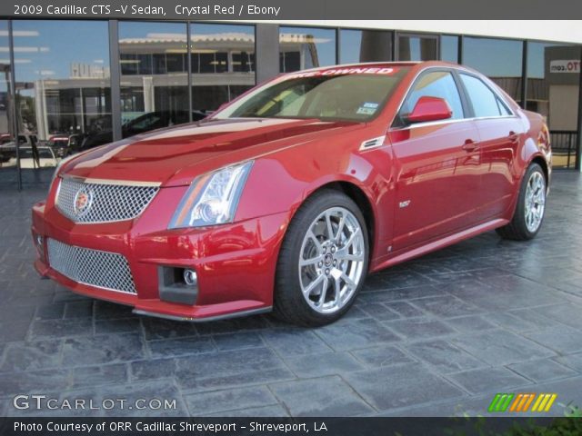 2009 Cadillac CTS -V Sedan in Crystal Red