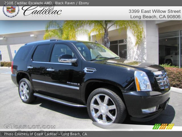 2008 Cadillac Escalade AWD in Black Raven
