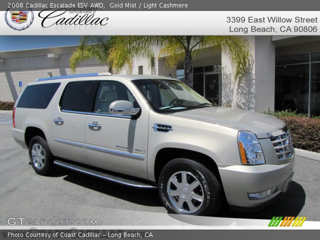 2008 Cadillac Escalade ESV AWD in Gold Mist