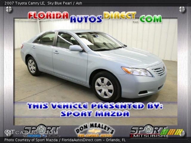 2007 Toyota Camry LE in Sky Blue Pearl