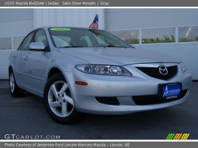 2003 Mazda MAZDA6 i Sedan in Satin Silver Metallic