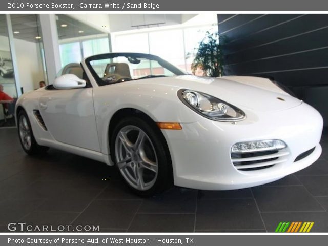 2010 Porsche Boxster  in Carrara White