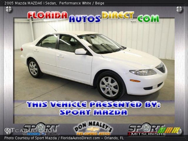 2005 Mazda MAZDA6 i Sedan in Performance White
