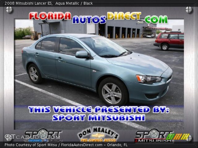 2008 Mitsubishi Lancer ES in Aqua Metallic