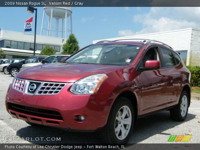 2009 Nissan Rogue SL in Venom Red