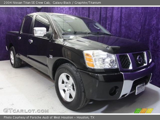 2004 Nissan Titan SE Crew Cab in Galaxy Black