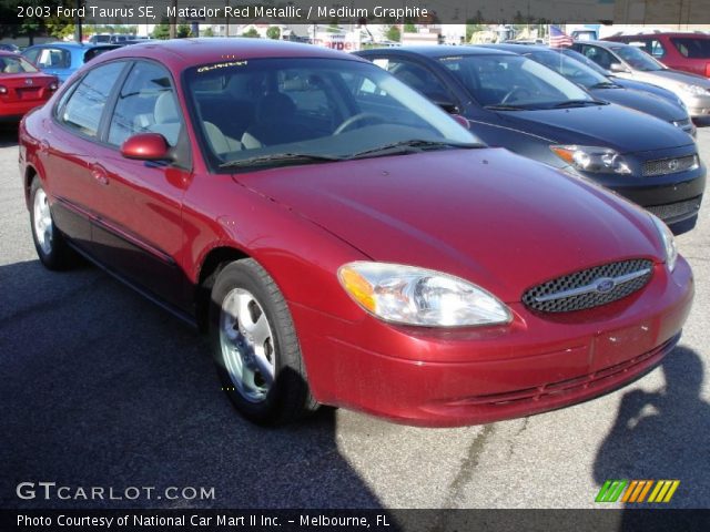 2003 Ford Taurus SE in Matador Red Metallic