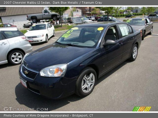 2007 Chevrolet Malibu LS Sedan in Dark Blue Metallic