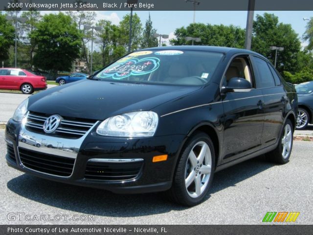 2008 Volkswagen Jetta S Sedan in Black