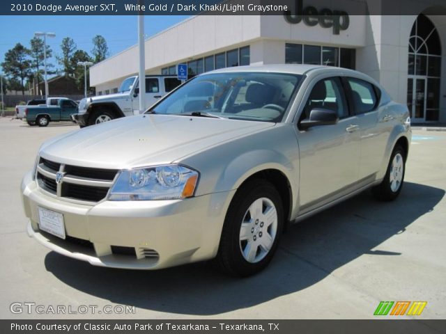 2010 Dodge Avenger SXT in White Gold