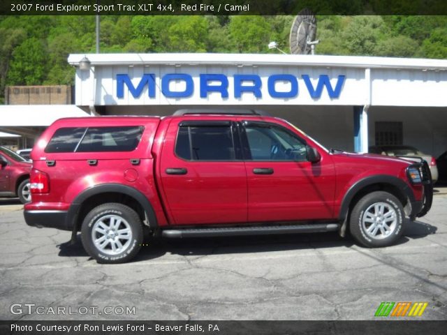2007 Ford Explorer Sport Trac XLT 4x4 in Red Fire