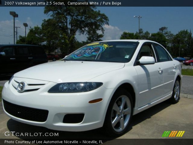 2007 Volkswagen Jetta 2.5 Sedan in Campanella White
