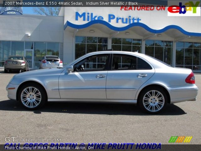 2007 Mercedes-Benz E 550 4Matic Sedan in Iridium Silver Metallic