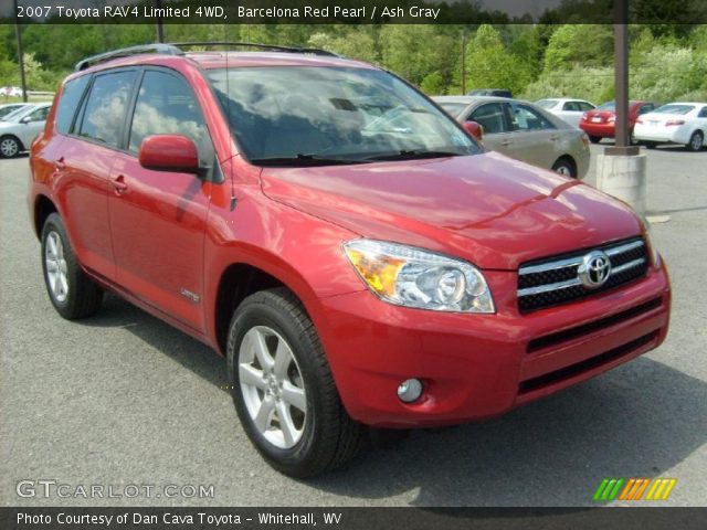 2007 Toyota RAV4 Limited 4WD in Barcelona Red Pearl