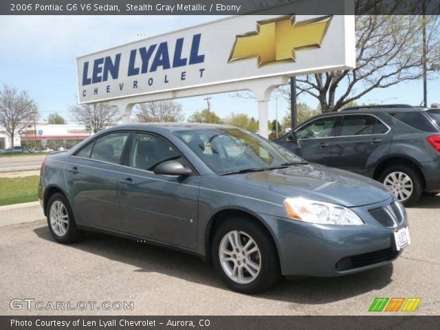 2006 Pontiac G6 V6 Sedan in Stealth Gray Metallic
