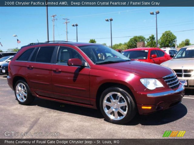 2008 Chrysler Pacifica Limited AWD in Deep Crimson Crystal Pearlcoat