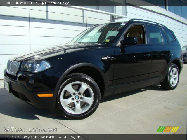 2008 BMW X3 3.0si in Jet Black