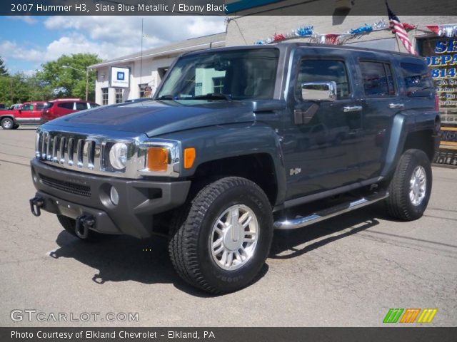 2007 Hummer H3  in Slate Blue Metallic