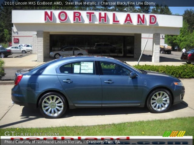 2010 Lincoln MKS EcoBoost AWD in Steel Blue Metallic