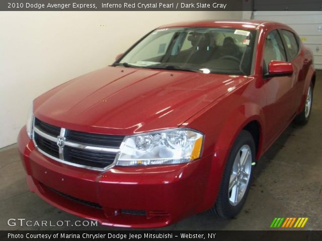 2010 Dodge Avenger Express in Inferno Red Crystal Pearl