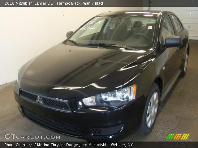 2010 Mitsubishi Lancer DE in Tarmac Black Pearl
