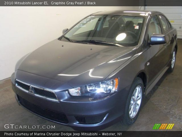 2010 Mitsubishi Lancer ES in Graphite Gray Pearl