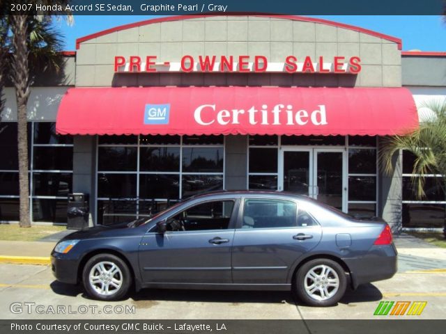 2007 Honda Accord SE Sedan in Graphite Pearl