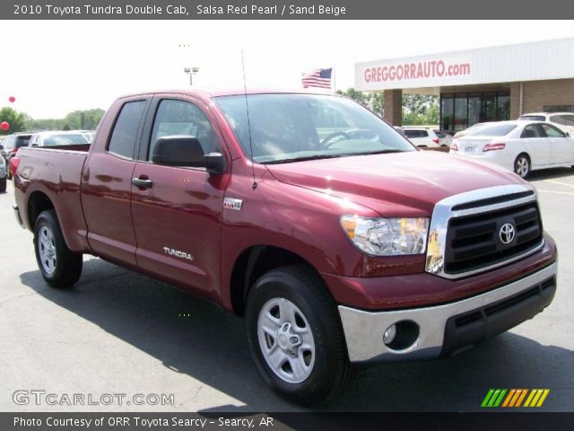 2010 Toyota Tundra Double Cab in Salsa Red Pearl