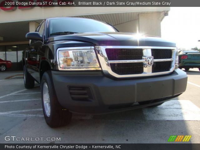 2008 Dodge Dakota ST Crew Cab 4x4 in Brilliant Black