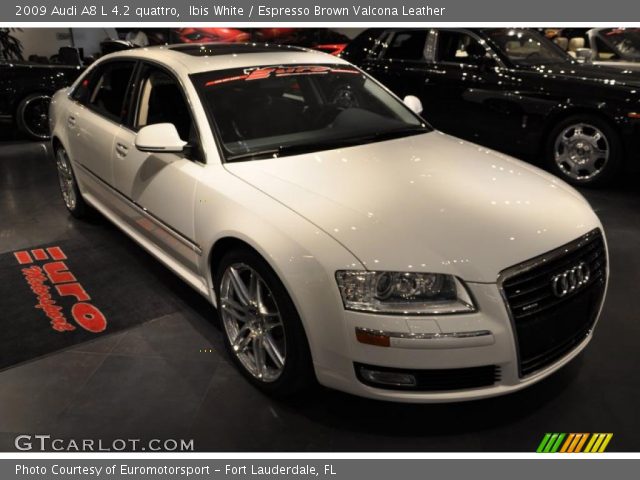 2009 Audi A8 L 4.2 quattro in Ibis White