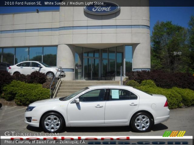 2010 Ford Fusion SE in White Suede