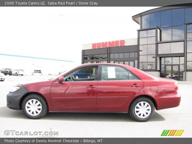 2006 Toyota Camry LE in Salsa Red Pearl