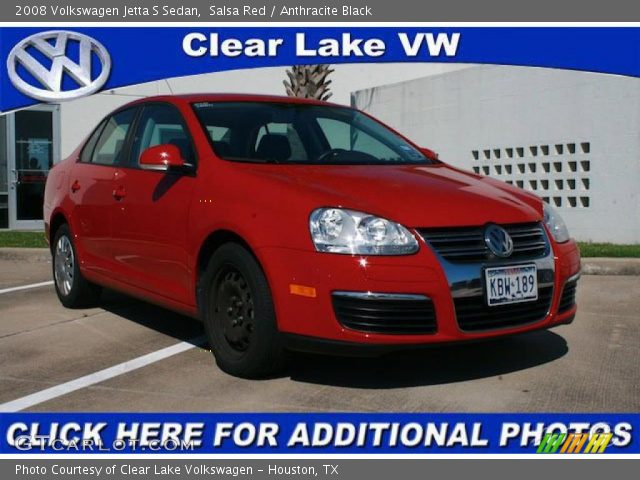 2008 Volkswagen Jetta S Sedan in Salsa Red