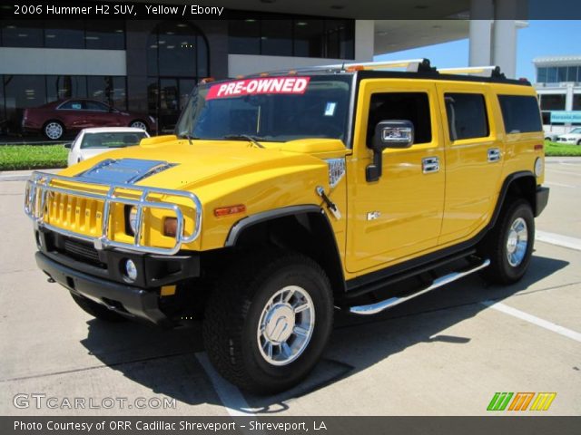 2006 Hummer H2 SUV in Yellow