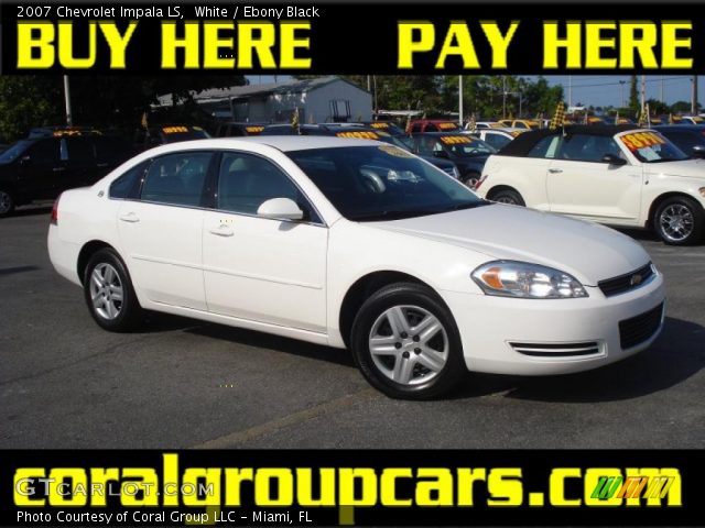 2007 Chevrolet Impala LS in White